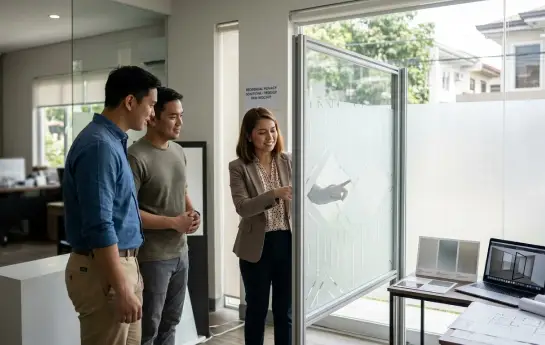 frosted window film