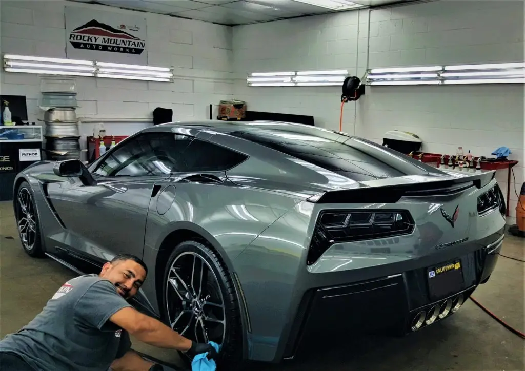 Chevrolet Corvette Stingray with Opti-Coat Pro+ ceramic coating by Rocky Mountain Auto Works Sacramento